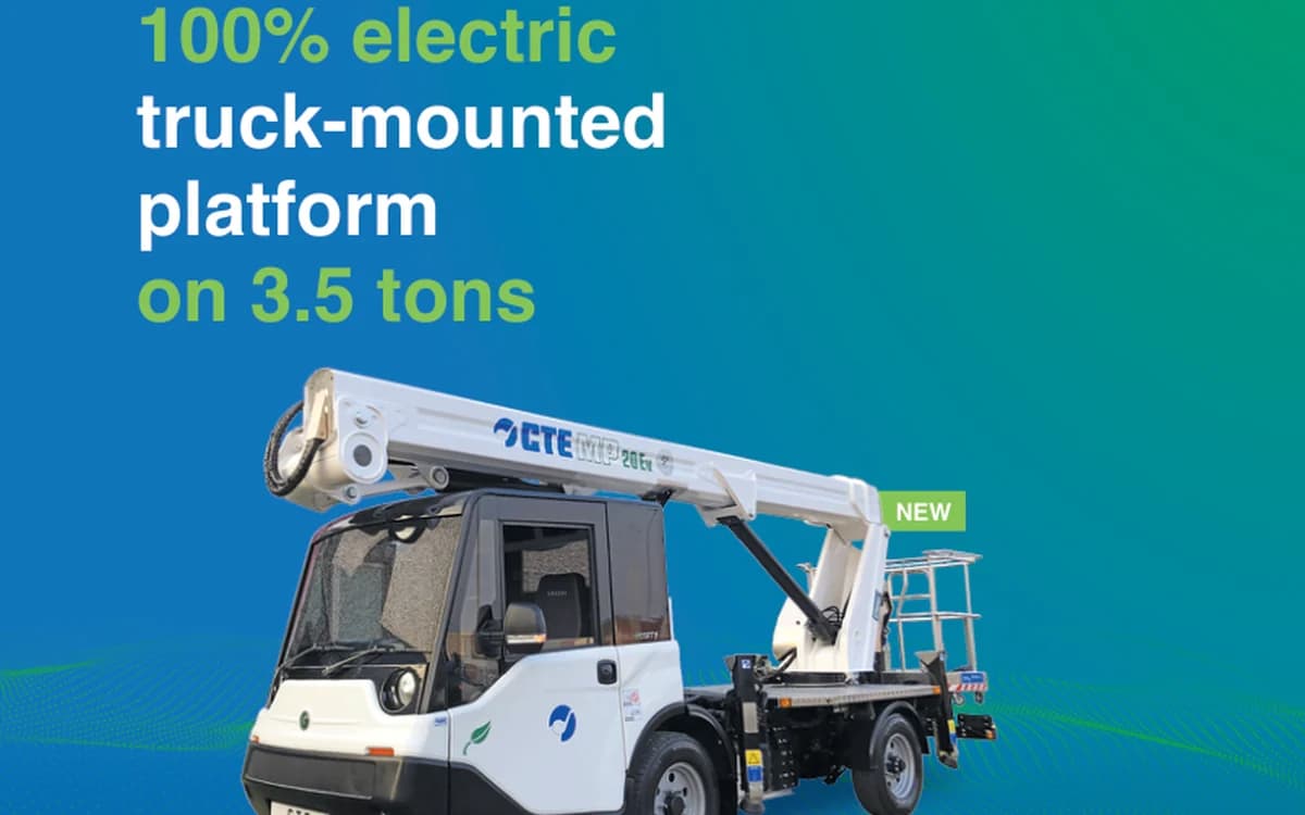 CTE MP 20 Ev shown in its official manufacturer specification