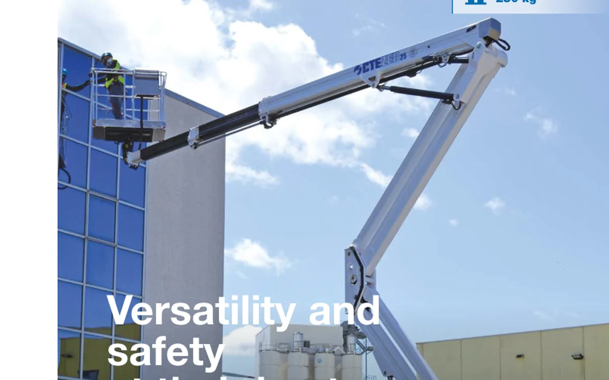 CTE ZED 25 HV shown in its official manufacturer specification